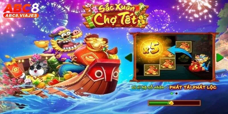 Sắc Xuân Chợ Tết ABC8 - Chơi Nổ Hũ Nhận Thưởng Siêu Khủng 2 Sắc Xuân Chợ Tết ABC8 - game quay hũ ấn tượng